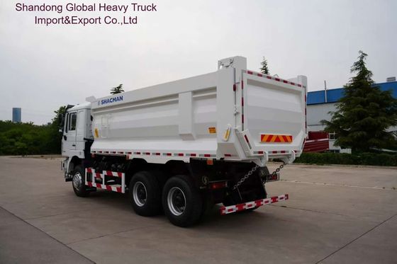 Shacman F3000 Heavy Duty Dump Truck with FAST 12-speed Manual Gearbox MAN 16T Rear Axles and 400L Aluminum Alloy Tank