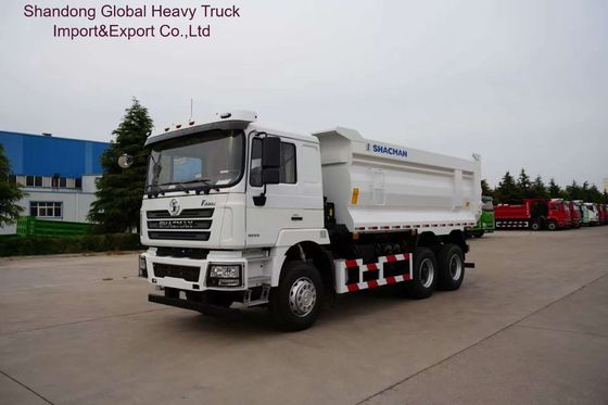 Shacman F3000 Heavy Duty Dump Truck with FAST 12-speed Manual Gearbox MAN 16T Rear Axles and 400L Aluminum Alloy Tank