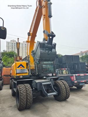 5tons Heavy Wheeled Excavator with 0.5~1.0m³ Bucket Capacity and 58-62 kW Engine Power for Urban Construction