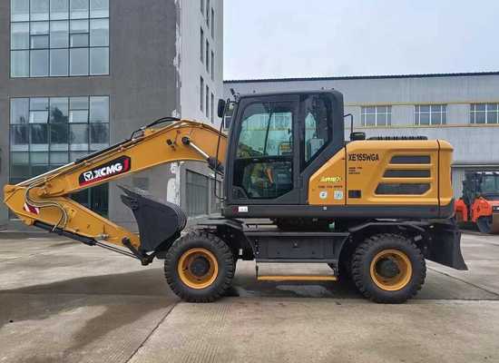 Hot Sale China Xe155wga Wheel Excavator with High Efficiency 0.58cbm Bucket