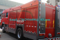 SINOTRUCK HOWO Special Purpose Truck Fire Rescue Vehicles 4x2 6-10 Cbm 375HP Engine