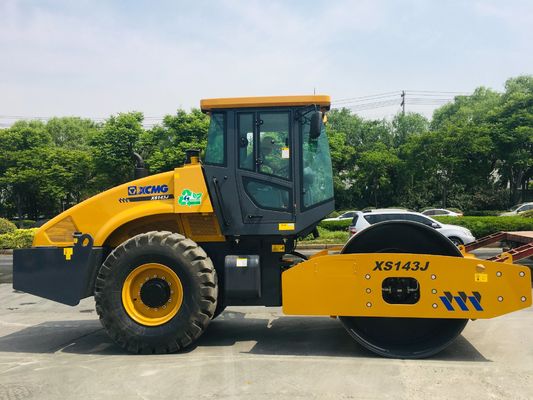 Official Compactor China 14ton Heavy Self-Propelled Vibratory Roller Xs143j in Algeria 