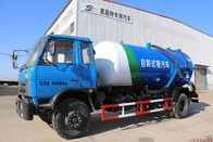 Blue Septic Tank Pump Truck Special Purpose Vehicle With 6.494L Displacement