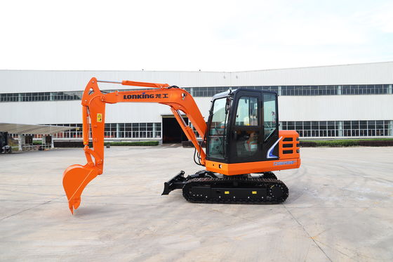 Lonking 6 Ton Hydraulic Mini Excavator with 15.4kw/2400rpm Power and 5900*2000*2600 mm Compact Size