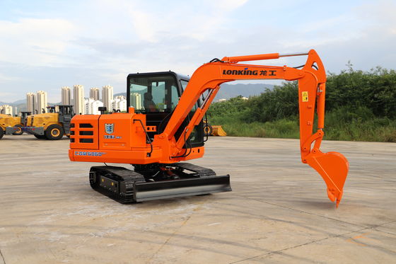 Lonking 6 Ton Hydraulic Mini Excavator with 15.4kw/2400rpm Engine and 5900*2000*2600 mm Dimensions