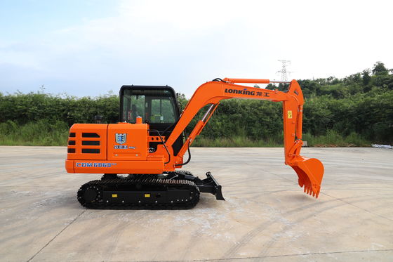 Lonking 6 Ton Hydraulic Mini Excavator with 15.4kw/2400rpm Engine and 5900*2000*2600 mm Compact Design