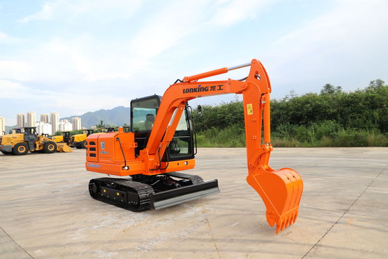 Lonking 6 Ton Hydraulic Crawler Excavator with 0.5~1.0m³ Bucket Capacity and 15.4kw/2400rpm Power