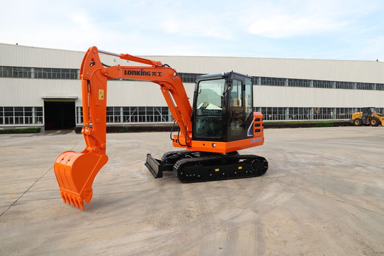 Lonking 6 Ton Hydraulic Mini Excavator with 15.4kw/2400rpm Engine and 5900*2000*2600 mm Dimensions