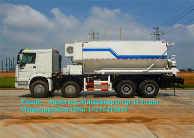Commercial 15 Ton MEMU MMU Mobile Explosive Mining Equipment , Hydraulic System Anfo Mixer Equipment