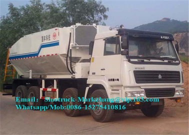 High Charge Efficiency 15 Ton HOWO Mining Dump Truck Mixed Ammonium Explosive 450 Kg / Min