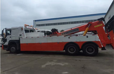 3 Cab Seat Road Wrecker Truck 5000kg Lifting Capacity Sinotruk HOWO Brand