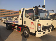 4x2 3 Ton Road Wrecker Truck With Lifting / Pulling / Hoisting ZZ1087G381CE183
