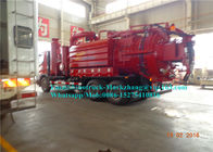 Sinotruck 8000L Combination Sewer Cleaning Truck With Vacuum Suction System