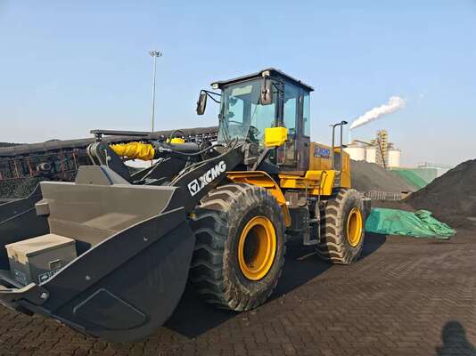 XCMG ZL50GN Wheel Loader with 5T Rated Load, 162KW Engine, and Hydraulic Power-Shift Transmission for Heavy-Duty Construction