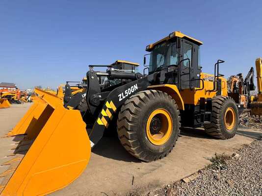 XCMG ZL50GN 5.0ton Wheel Loader with 162kw Rated Power and Hydraulic Power-Shift Transmission for Construction