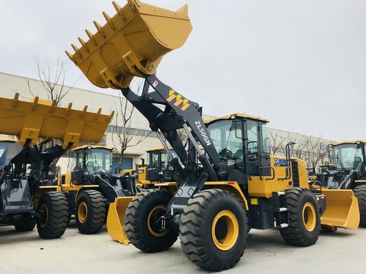 XCMG ZL50GN 5.5t Rated Load Wheel Loader with 162kW Rated Power and Rock Bucket for Construction