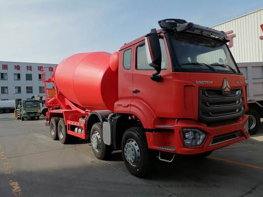Remanufactured Sinotruk HOWO Concrete Mixer Truck 371HP with 12-16 CBM Capacity for Construction Projects