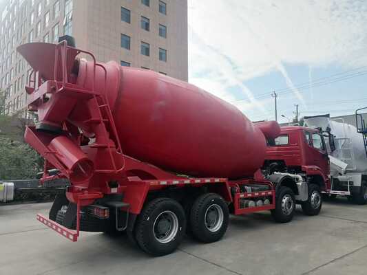 Sinotruk HOWO 8×4 Drive Type 12cbm Capacity 300hp Maximum Horsepower Concrete Mixer Truck