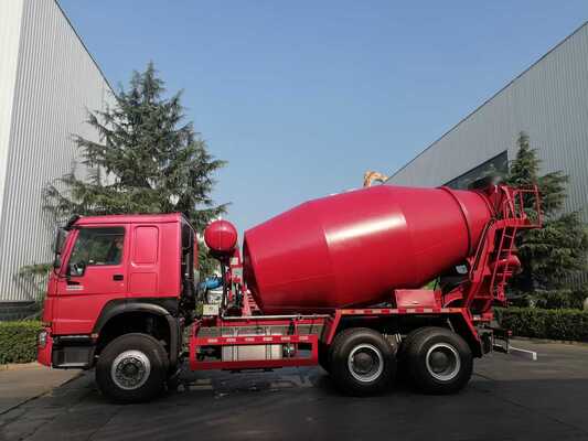 China New HOWO Concrete Mixer Truck with 6m3 8m3 10m3 Capacity for Construction Projects