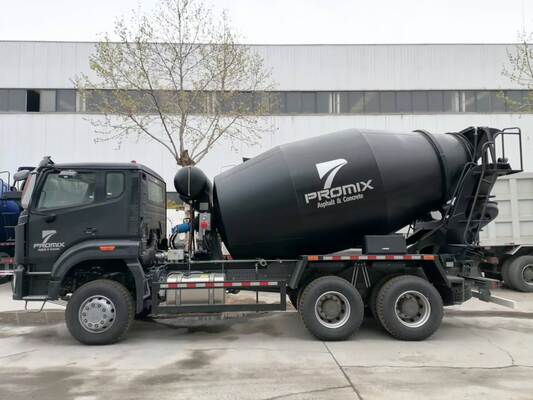 China New HOWO Concrete Mixer Truck with 6m3 8m3 10m3 Capacity for Construction Projects