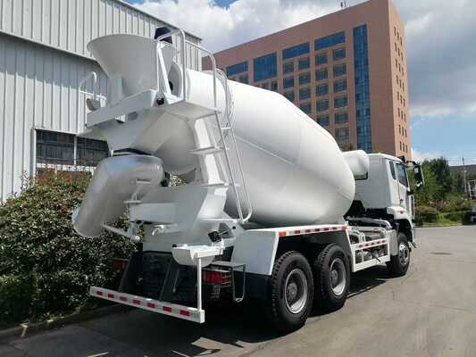 HOWO CNG Concrete Mixer Truck with 6-10 m³ Drum Capacity and 6×4 Drive Mode Powered by CNG 336-371 HP Engine