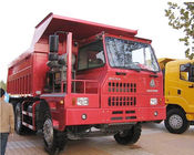 One Sleeper Cabin Sinotruk Tipper Truck , Howo Quarry Dump Truck 33cbm Capacity