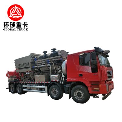 Shacman 8×6 Oilfield Fracturing Truck with Euro 6 Diesel Engine and 1697L/Min Pump Displacement