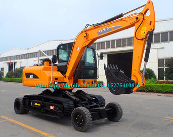 9 Ton Wheeler Crawler Amphibious Dredge Excavator With Japan Yanmar Engine