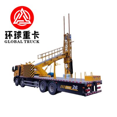 HOWO 4×2 350hp Diesel Crash Cushion Truck with Scissor Lift for Nigeria Road Safety and Construction Zone Protection