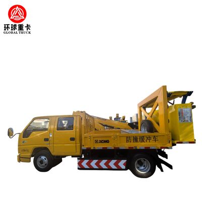 HOWO 4×2 Crash Cushion Truck with 350hp Horsepower and Energy-Absorbing Protection System for Highway Maintenance Safety