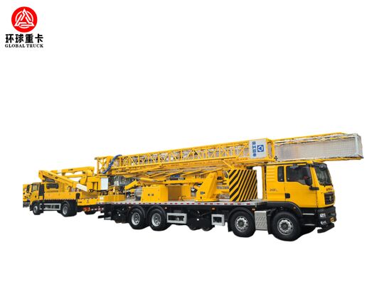 HOWO Sinotruk Sitrak Diesel Powered Bridge Inspection Vehicle with Folding Boom Lift and Euro 5/6 Engine for 14-22 Meters Working Depth