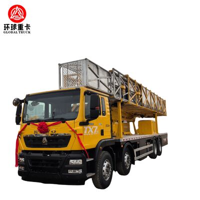 HOWO Sinotruk Sitrak Diesel Powered Bridge Inspection Vehicle with Folding Boom Lift and Euro 5/6 Engine for 14-22 Meters Working Depth