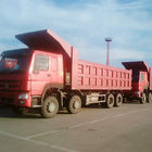 380hp Heavy Duty Mining Dump Truck 8x4 Automatic Transmission With HW70 VOLVO Cab