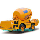 Yellow Concrete Construction Equipment Mini Concrete Truck 5.3m³ Drum Capacity: