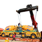 Easy Control Concrete Construction Equipment Concrete Mixer Vehicle With 30% Gradient SW3500