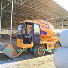 Durable Concrete Construction Equipment 4X4X2 Mobile Cement Mixer Trucks