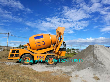 Computerized Road Construction Equipment , Small Concrete Mixer Machine All Wheel Drive