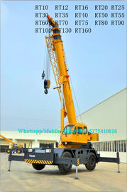 Road Construction 40T Mobile Boom Truck Crane 4x4 For RT40E All Wheel Drive