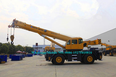 Road Construction 40T Mobile Boom Truck Crane 4x4 For RT40E All Wheel Drive