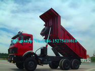 40 50 Ton 6x6 Dump Truck , 2638K 380HP All Wheel Drive Dump Truck LHD NG80B Cabin