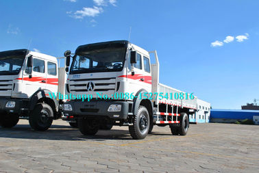 White All Wheel Drive Heavy Cargo Truck 35 Ton With Long Cabin One Sleeper