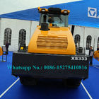Largest 33 Ton Mechanical Single Drum Vibratory Roller XCMG XS333J Yellow Color