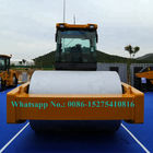 Largest 33 Ton Mechanical Single Drum Vibratory Roller XCMG XS333J Yellow Color