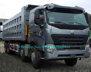 SINOTRUCK HOWO A7 371hp 8x4 12 wheeler Heavy Duty Mining Dump/ Dumper Truck For Transporting sand stone mines