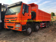 SINOTRUCK HOWO 371/420 hp 8x4 12 wheeler Heavy Duty Mining Dump/ Dumper/Tipper Truck For Transporting sand stone mines