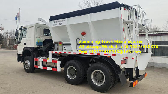 Intelligent High efficiency Stemming Truck Stone filling vehicle GLOBAL-10 12/15/20 ton Multifunctional Blast service mobile explosive Manufacturing Unit Kazakhstan Uzbekistan Indonesia Congo MEMU MMU