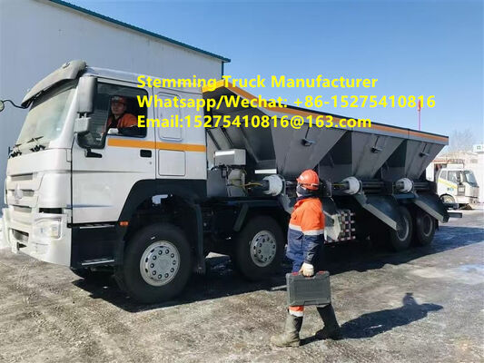 High efficiency Intelligent Stemming Truck blasting service of large open-pit mine hole filling vehicle 25ton Multifunctional Mongolia Guinea Kazakhstan Uzbekistan Indonesia DRC Saudi Arabia Australia