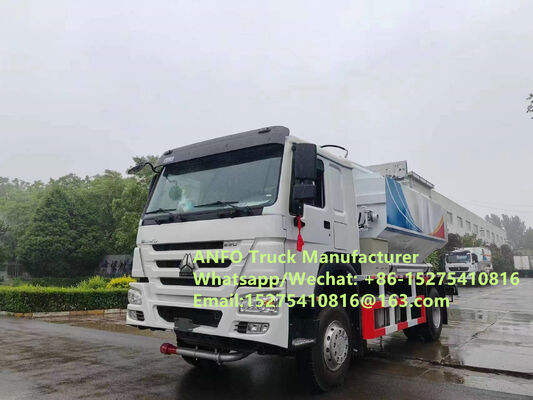 Hot selling HOWO 10/15/20/30T BCLH-10 on-site mixing and charging machine granular ammonium explosive ANFO Truck Emulsion Blasting Drilling service mobile explosive Manufacturing Unit MEMU MMU