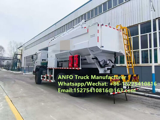 Competitive Brand new HOWO 10/15/20/30T on-site mixing and charging granular ammonium bulk explosives ANFO Truck Emulsion Blasting service Drilling Zambia/Zimbabwe/Tanzania/Ghana/Guinea/Namibia/Guyana