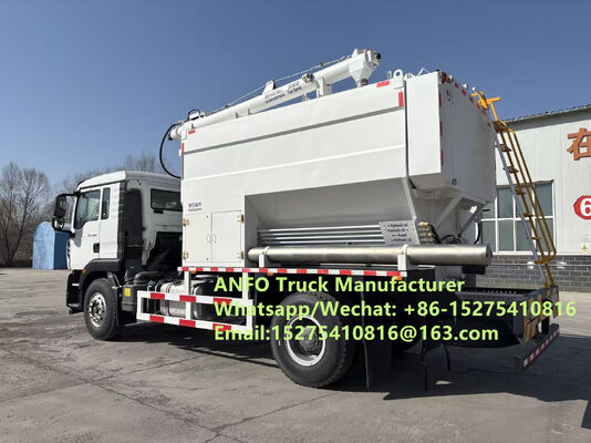 Competitive Brand new HOWO 10/15/20/30T on-site mixing and charging granular ammonium bulk explosives ANFO Truck Emulsion Blasting service Drilling Zambia/Zimbabwe/Tanzania/Ghana/Guinea/Namibia/Guyana